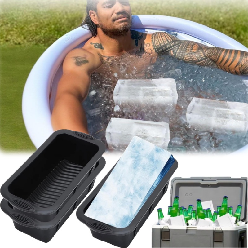 Art Craft Ice Cream - Extra große Eiswürfelformen, Eisbad, Wasserkühler, wiederverwendbar,