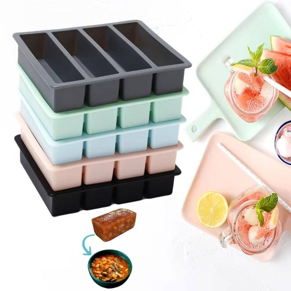 Art Craft Ice Cream - Neue 4-Gitter-Riesenaufbewahrung für Lebensmittel, Mahlzeit, Soße