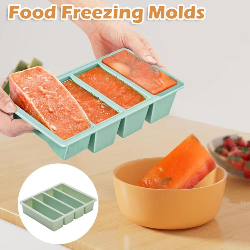 Art Craft Ice Cream - Neue 4-Fach Gefrierformen aus Silikon, Extra
