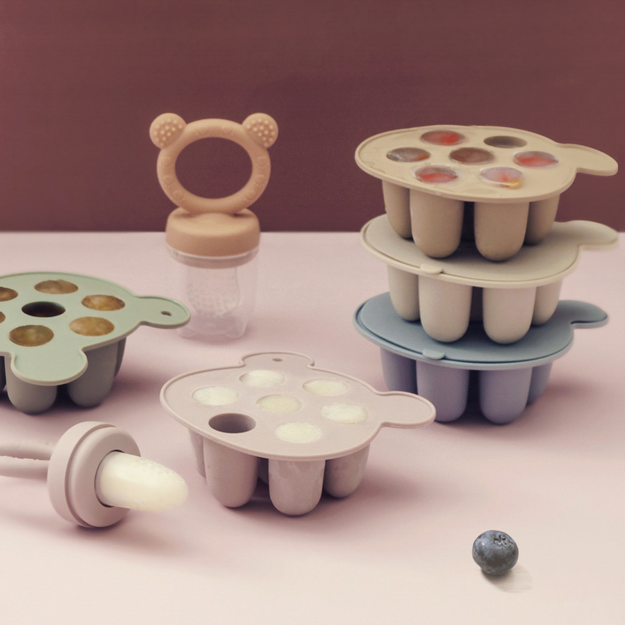 Art Craft Ice Cream - Baby-Eiscremeform aus Silikon, Eiscreme-Hersteller, Eisformen, Baby-Frucht-Fütterungsschnuller,