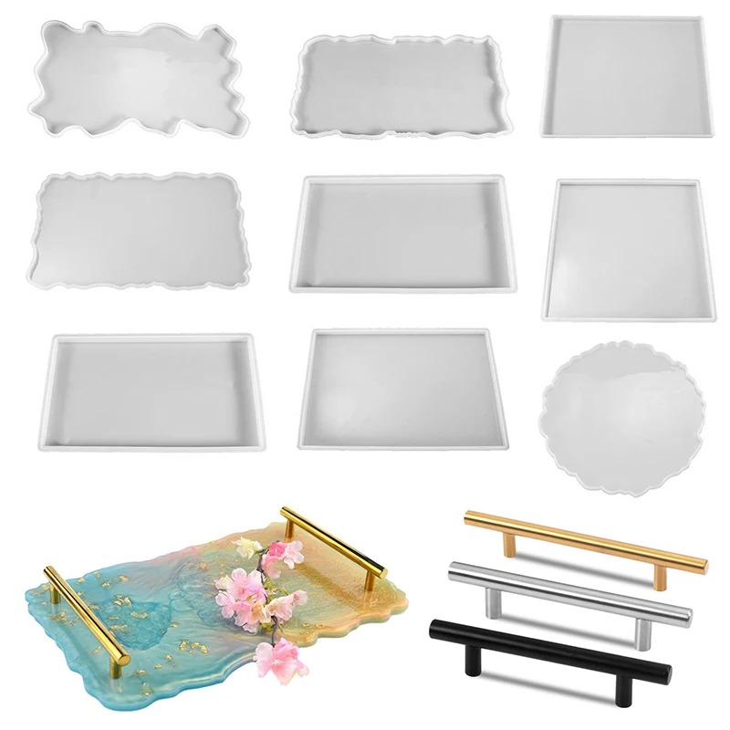 Art Craft Website - Tablett Epoxidharz Silikonform DIY großes Rechteck