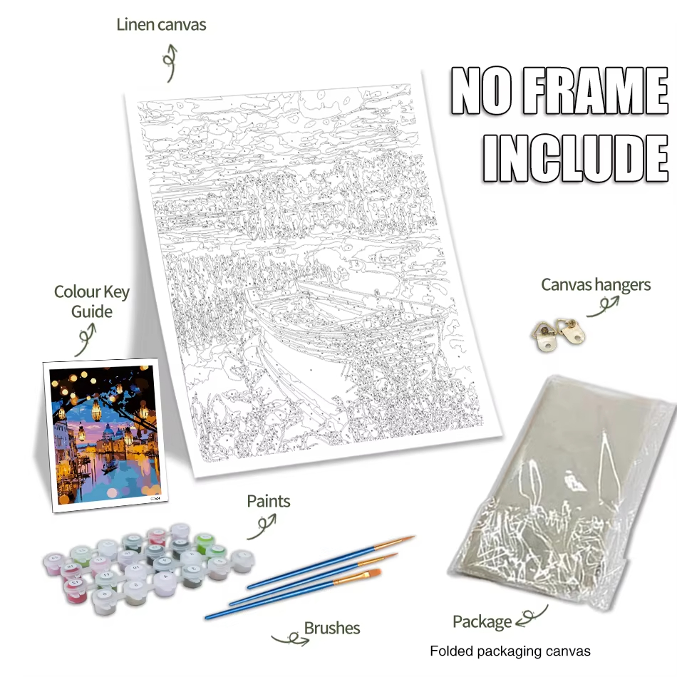 1 Stück rahmenloses Ölgemälde  – Art Craft Meaning Bewertung und Preis