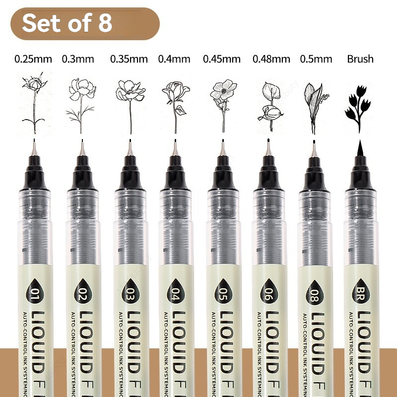 5/8/12 Tibs Schwarzer Stift Fe – Craft And Art Difference Bewertung und Preis