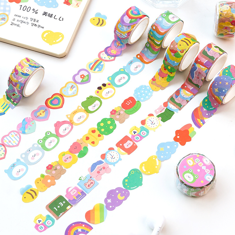 1 Rolle super süßes, gestanzte – Washi Tape Rolls Bewertung und Preis