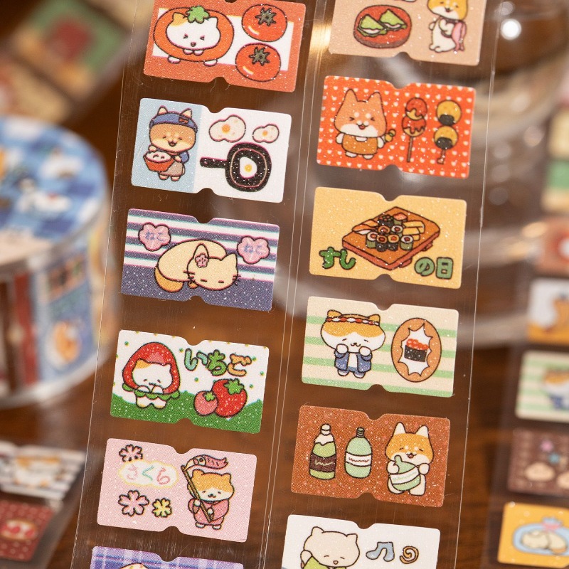 Cartoon-Katzen-Washi-Tape-Set, – Washi Tape Rolls Bewertung und Preis