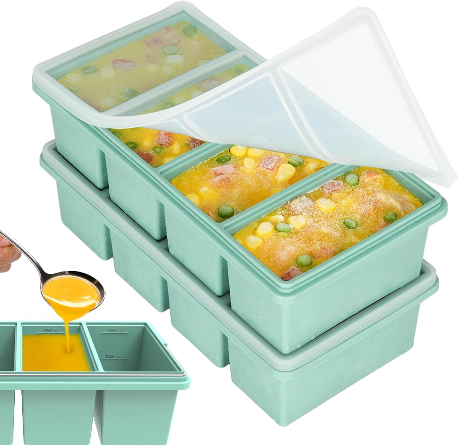 Silikon-Eiswürfelform 250ml 50 – Art Craft Ice Cream Bewertung und Preis