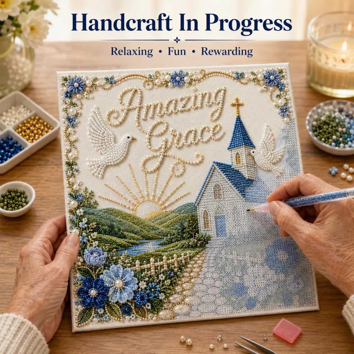 Sacred Hymn Pearl Art Kit Coll – Art Craft Website Bewertung und Preis