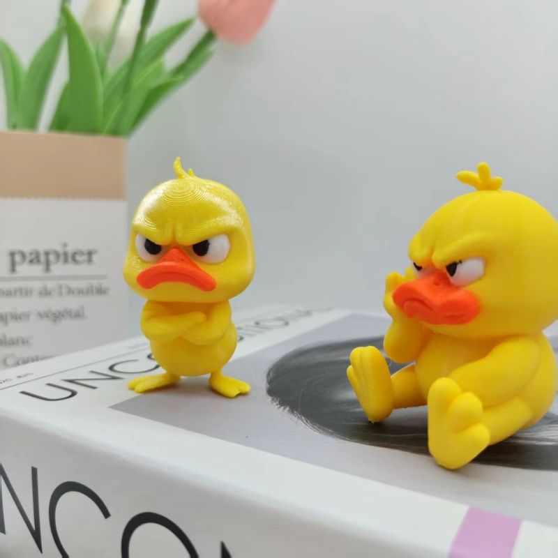 3D-gedruckte wütende gelbe Ent – Art Craft Duck Bewertung und Preis