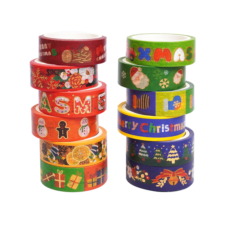 12 Rollen Vintage-Weihnachtsba – Washi Tape Rolls Bewertung und Preis