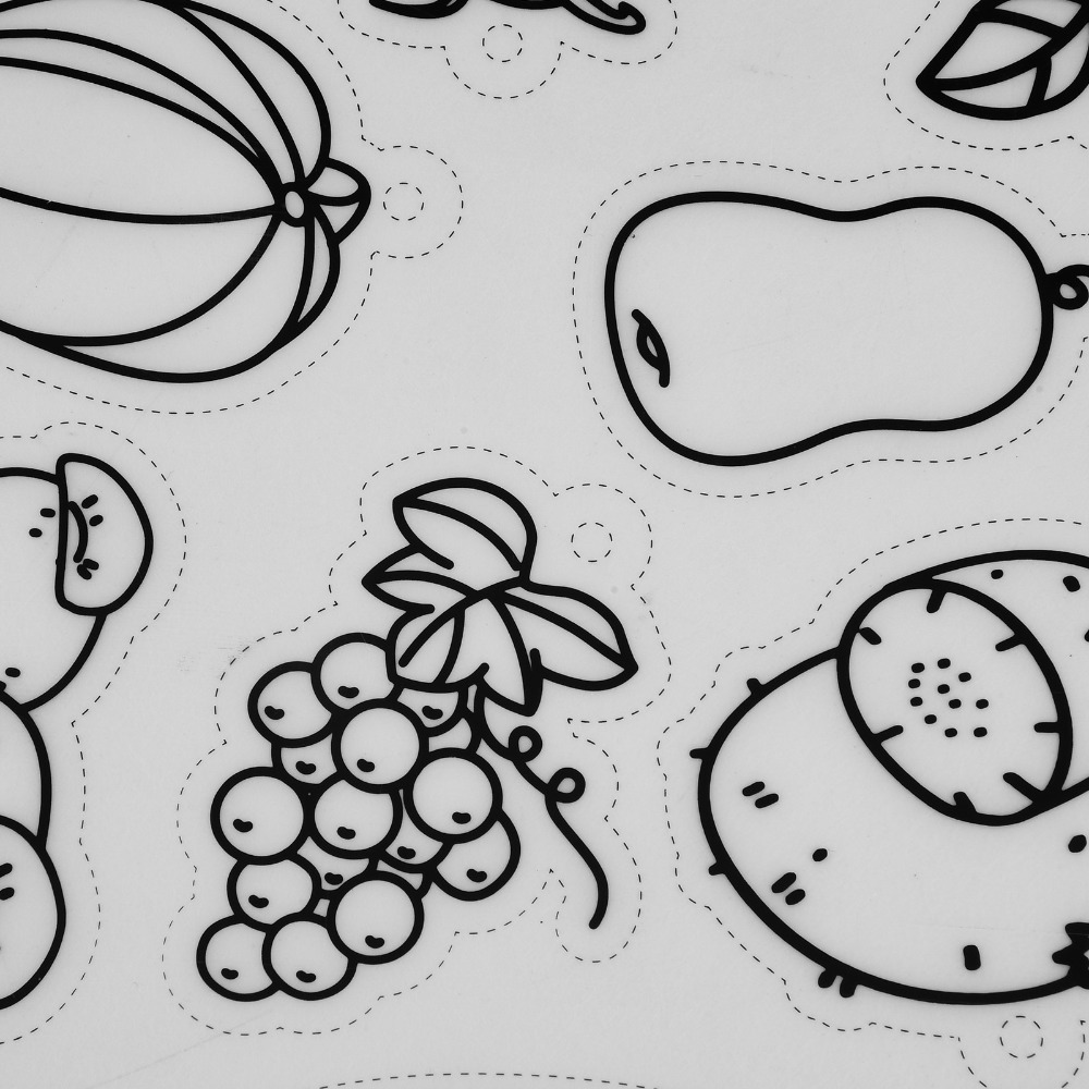 8 Stück Obst- und Gemüsemuster – Craft And Art Difference Bewertung und Preis