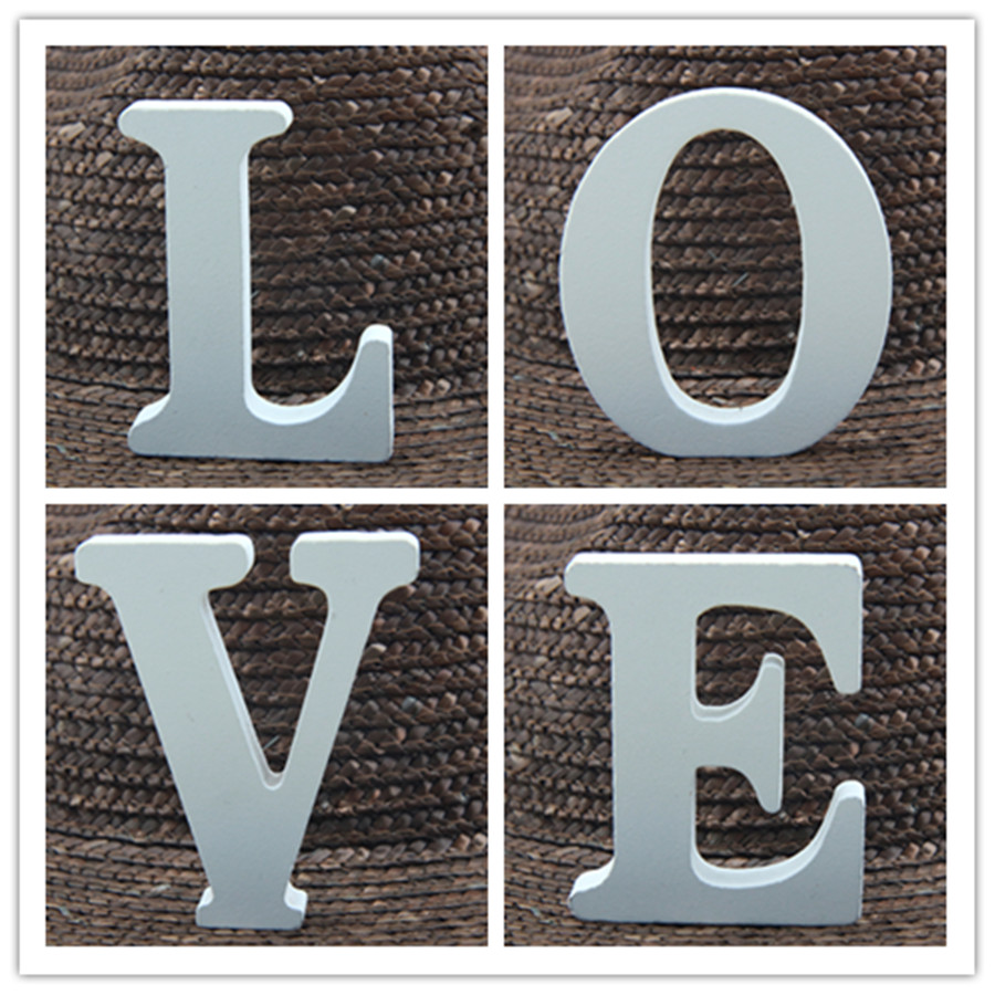 1pc 8CM Weiß Holz Brief Englis – Letter S Art Craft Bewertung und Preis