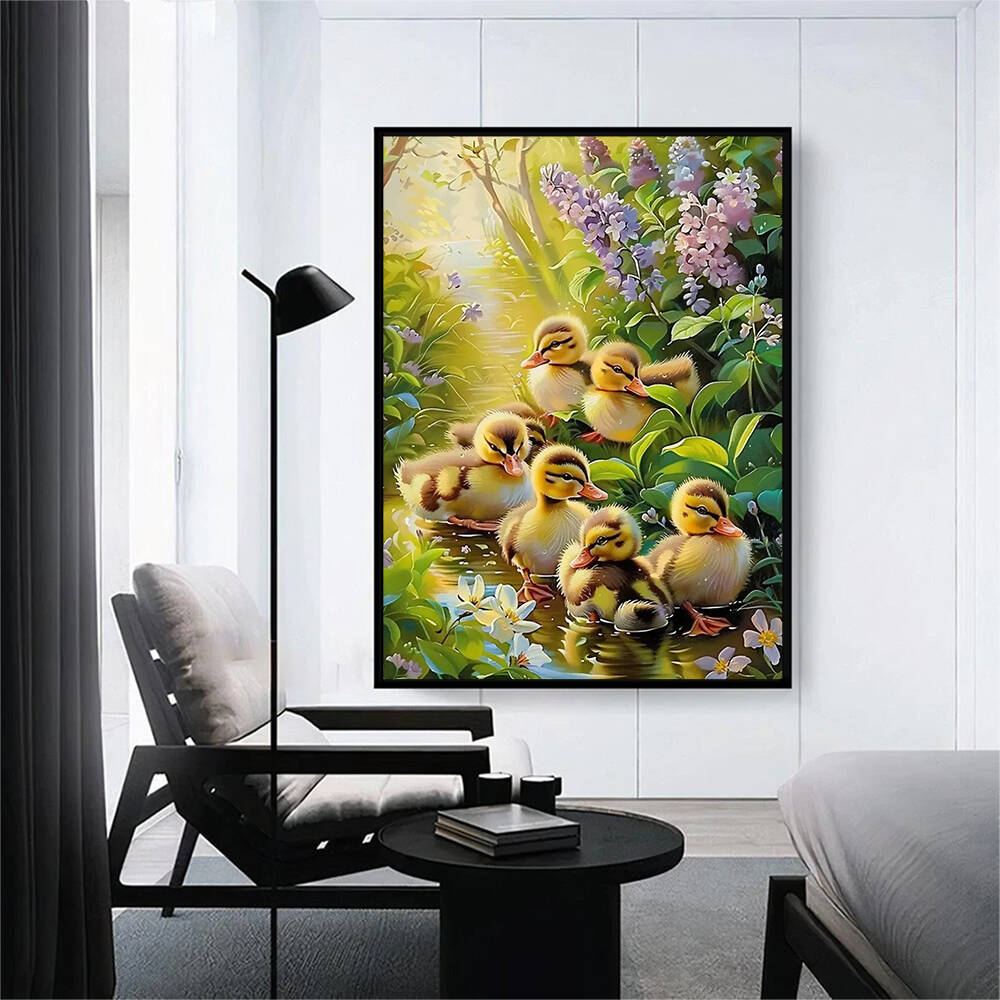 Rahmenloses 5D DIY Diamant-Gem – Art Craft Duck Bewertung und Preis