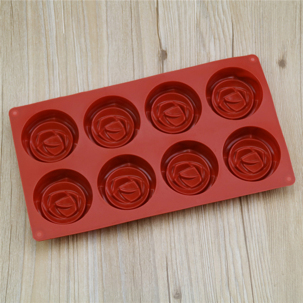 8-fach 3D Rosenblüten Silikonf – Art Craft Ice Cream Bewertung und Preis