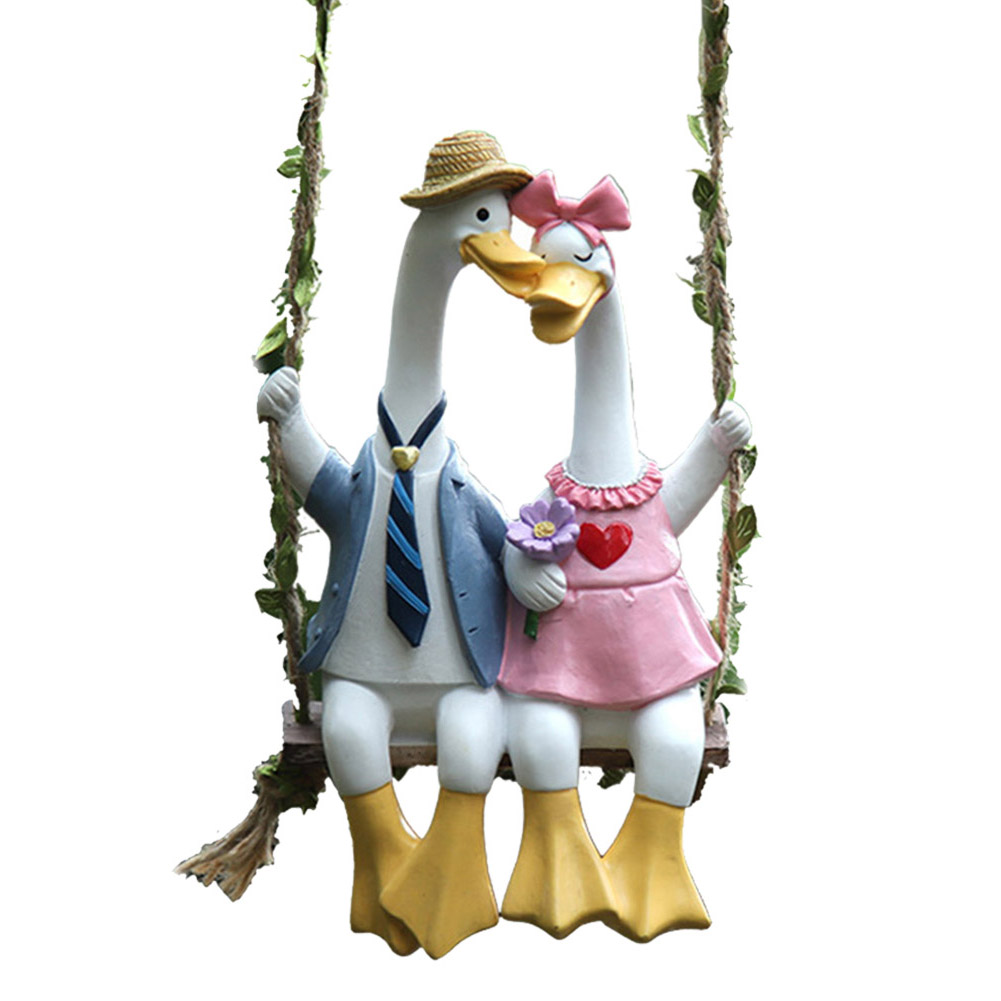 Entenpaar-Schaukelstatue, Gart – Art Craft Duck Bewertung und Preis