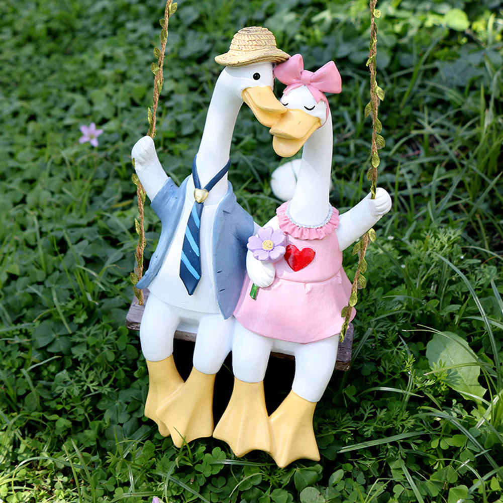 Entenpaar-Schaukelstatue, Gart – Art Craft Duck Bewertung und Preis