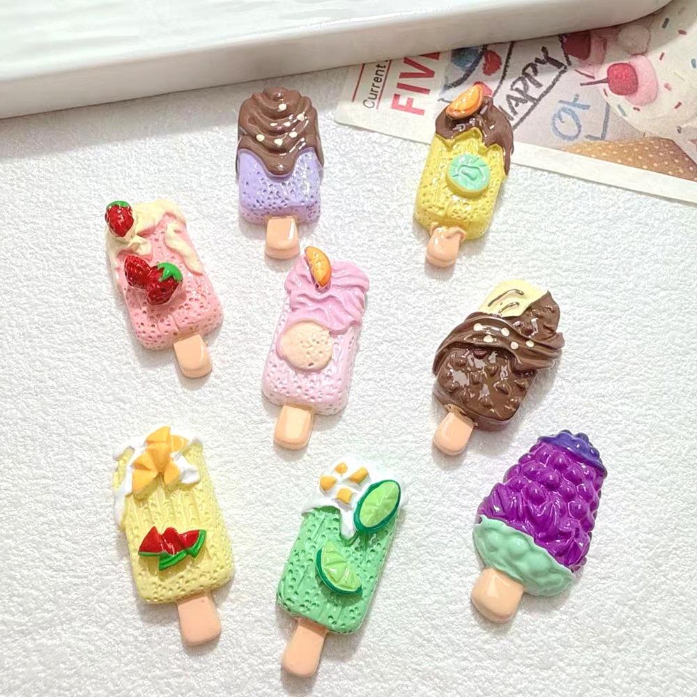 10/100 Stück niedliche Miniatu – Art Craft Ice Cream Bewertung und Preis