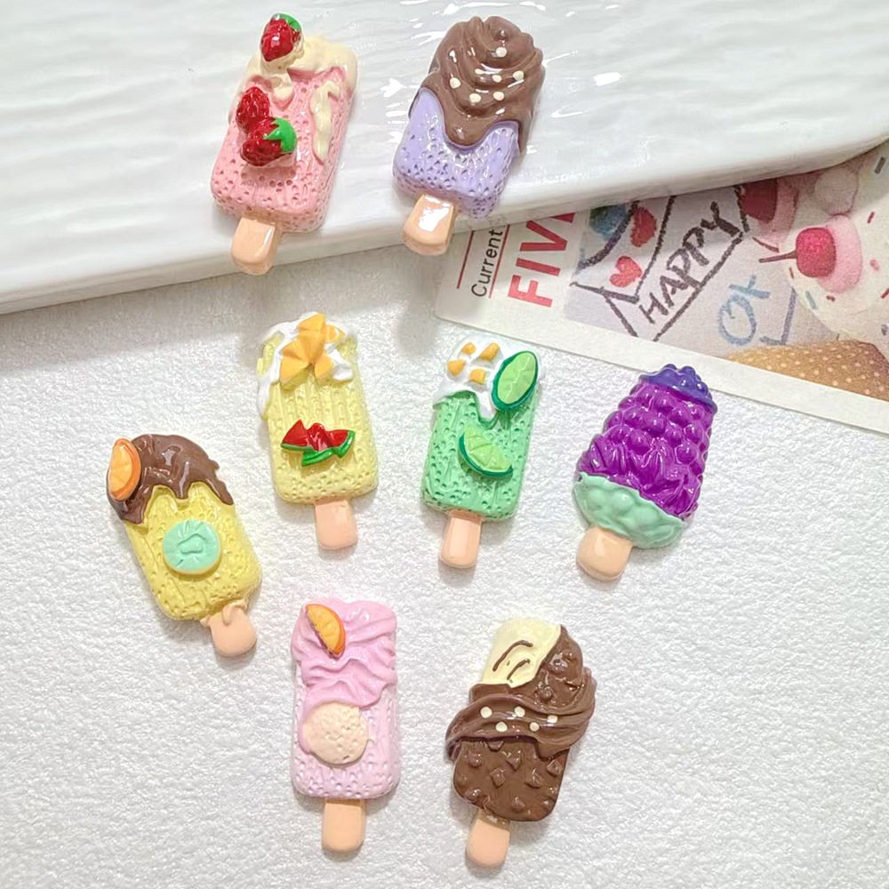 10/100 Stück niedliche Miniatu – Art Craft Ice Cream Bewertung und Preis