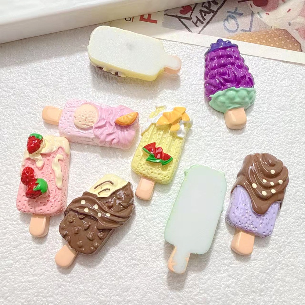 10/100 Stück niedliche Miniatu – Art Craft Ice Cream Bewertung und Preis