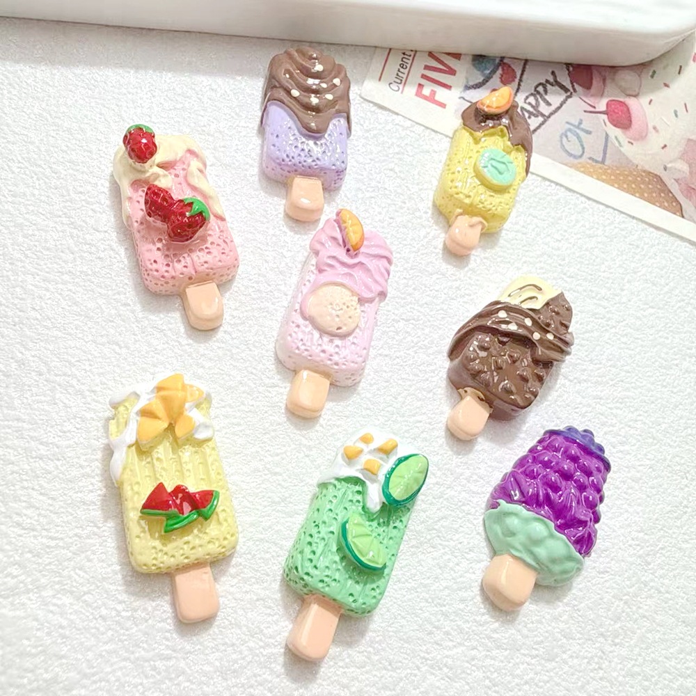 10/100 Stück niedliche Miniatu – Art Craft Ice Cream Bewertung und Preis